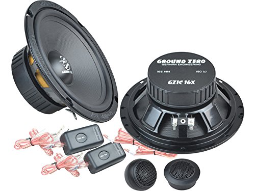 Ground Zero Iridium Lautsprecher Kompo-System 300 Watt Opel Omega B (V94) 3/94-6/03 Einbauort vorne : Türen / hinten : --