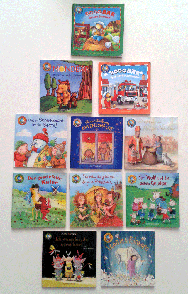 Kinderbücherpaket 11 Coppenrath Lino- Mondbär, Bodo Bär, Märchen, Weihnachten...