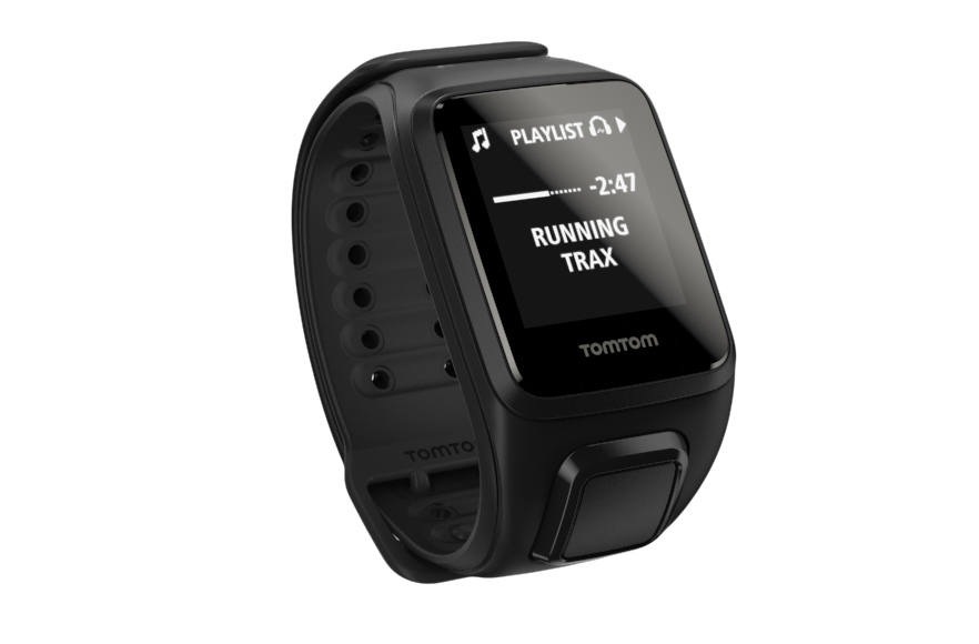 TomTom Spark Cardio Musik GPS Fitnessuhr schwarz Größe L Laufuhr Smartwatch