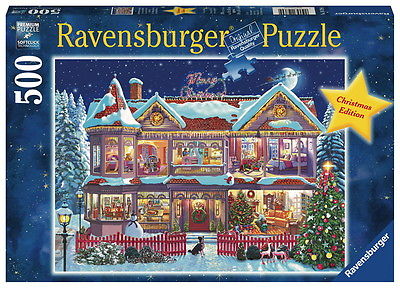 500 Teile Ravensburger Puzzle Das Weihnachtshaus 14769