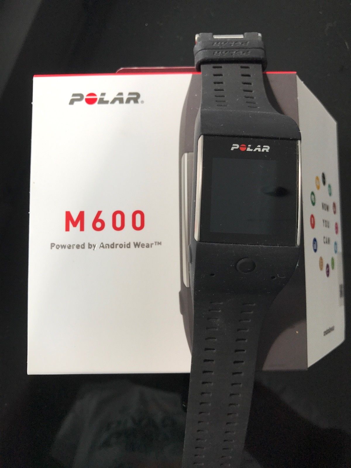 Polar M600 GPS Smartwatch schwarz (90061186)  -TIPP- NEU