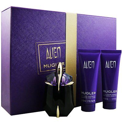 Thierry Mugler Alien Set 30 ml Eau de Parfum EDP & 50 ml Bodylotion & 50 ml Gel