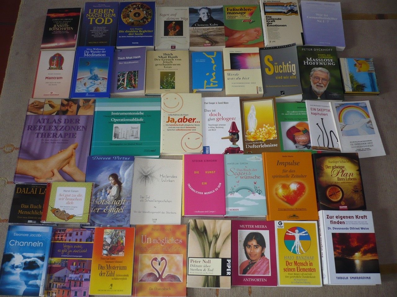 Bücherpaket 40 St Esoterik Jenseitsbotschaften Meditation Gesundheitsratgeber 