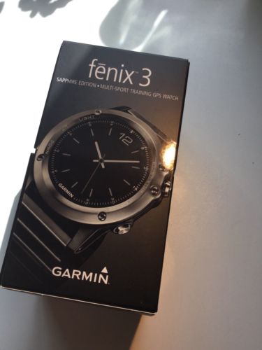 garmin fenix 3 Sapphire Edition GPS WATCH Edelstahlarmband