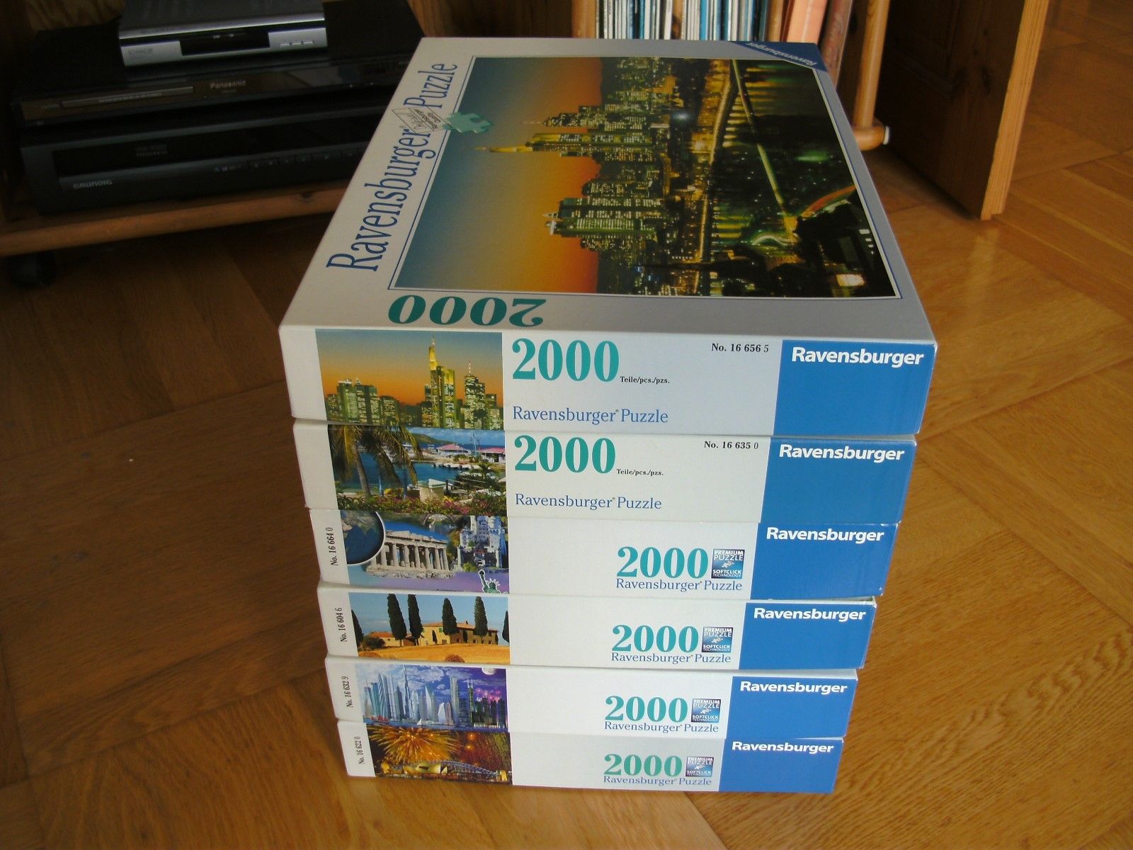 Puzzle Sammlung 6x 2000 Teile,Konvolut Ravensburger ,guter Zustand + vollständig