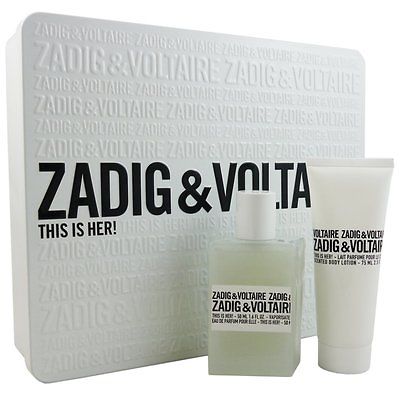 Zadig & Voltaire This is Her Set 50 ml Eau de Parfum EDP & 75 ml Bodylotion 