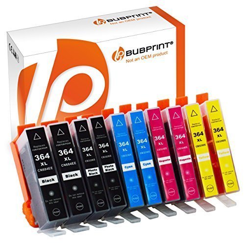 10 Druckerpatronen kompatibel für HP 364 XL 364XL Set mit Chip und Füllstand