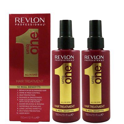 2 x Revlon Uniq One All in One Hair Treatment 150 ml Set