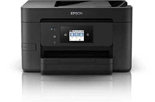Epson WorkForce Pro WF-3720DWF 4-in-1 Tintenstrahl-Multifunktionsgerät (Drucker, Scanner, Kopierer, Fax, ADF, WiFi, Ethernet, NFC, Duplex, Einzelpatronen) schwarz