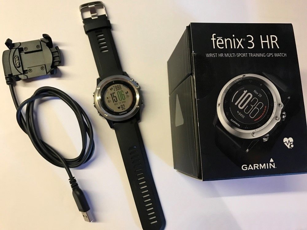 Garmin Fenix 3 HR Multisportuhr GPS Fitnessuhr Smartwatch