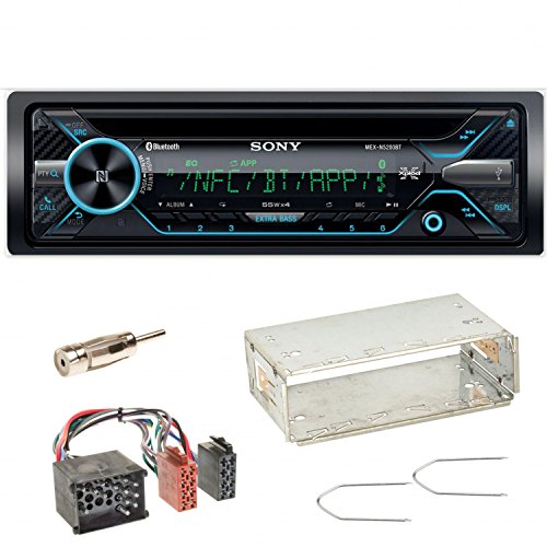SONY MEX-N5200BT Autoradio Bluetooth USB AUX 1-DIN CD Einbauset für BMW 3er E36 Z3
