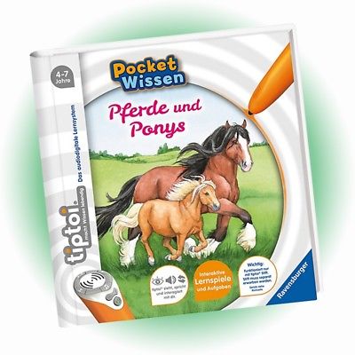 RAVENSBURGER tiptoi® Buch - Pocket Wissen - Pferde und Ponys - NEU
