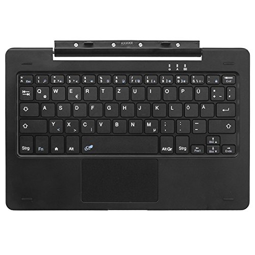 NINETEC Keyboard Tastatur für Platinum 10 G3 Aluminium Tablet PC Schwarz