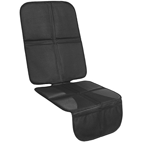 Kindersitzunterlage EXTRA-STARK mit 10 mm Polster von Steppenläufer | ISOFIX-geeignete Autositzauflage mit verstärkten Nähten & Anti-Rutsch-Unterseite