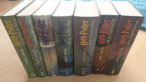 HARRY POTTER BAND 1 - 7 J.K. Rowling TOP ZUSTAND 