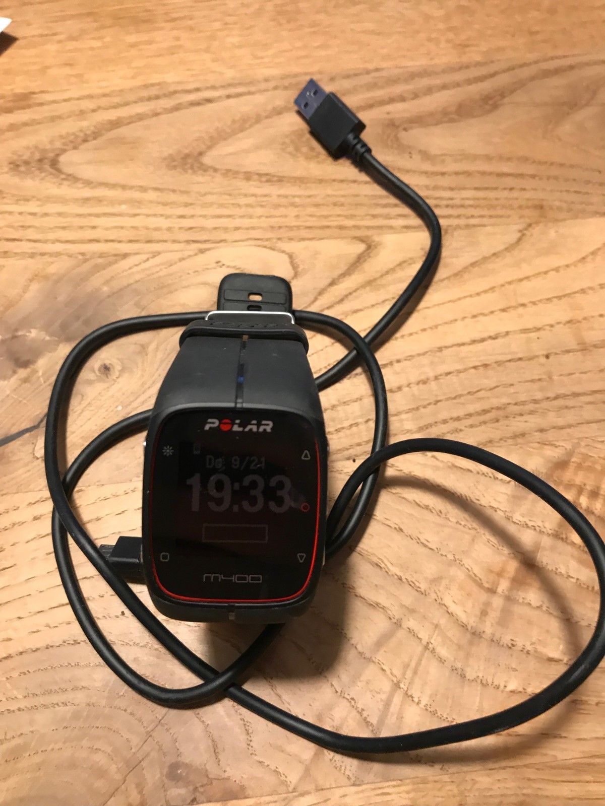 POLAR M400 GPS-Laufuhr Sportuhr Schwarz, wenig genutzt, ohne Pulsgurt