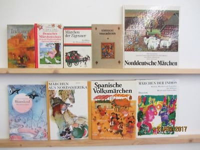 44 Bücher Märchenbücher Märchen nationale und internationale Märchen
