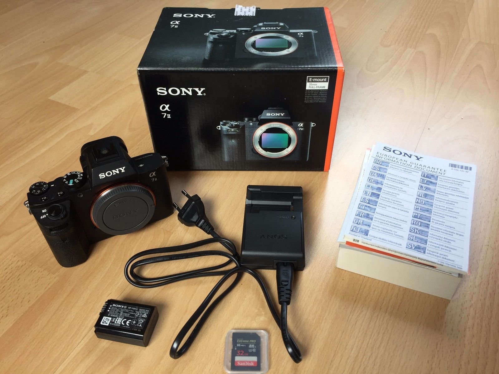 Sony Alpha ILCE-7M2 24.3 MP Digitalkamera - Schwarz (Nur Gehäuse) A7 II
