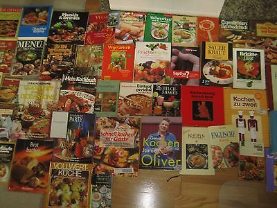 Büchersammlung 45 Stk. Kochbücher kochen backen vegetarisch Paket Konvolut 