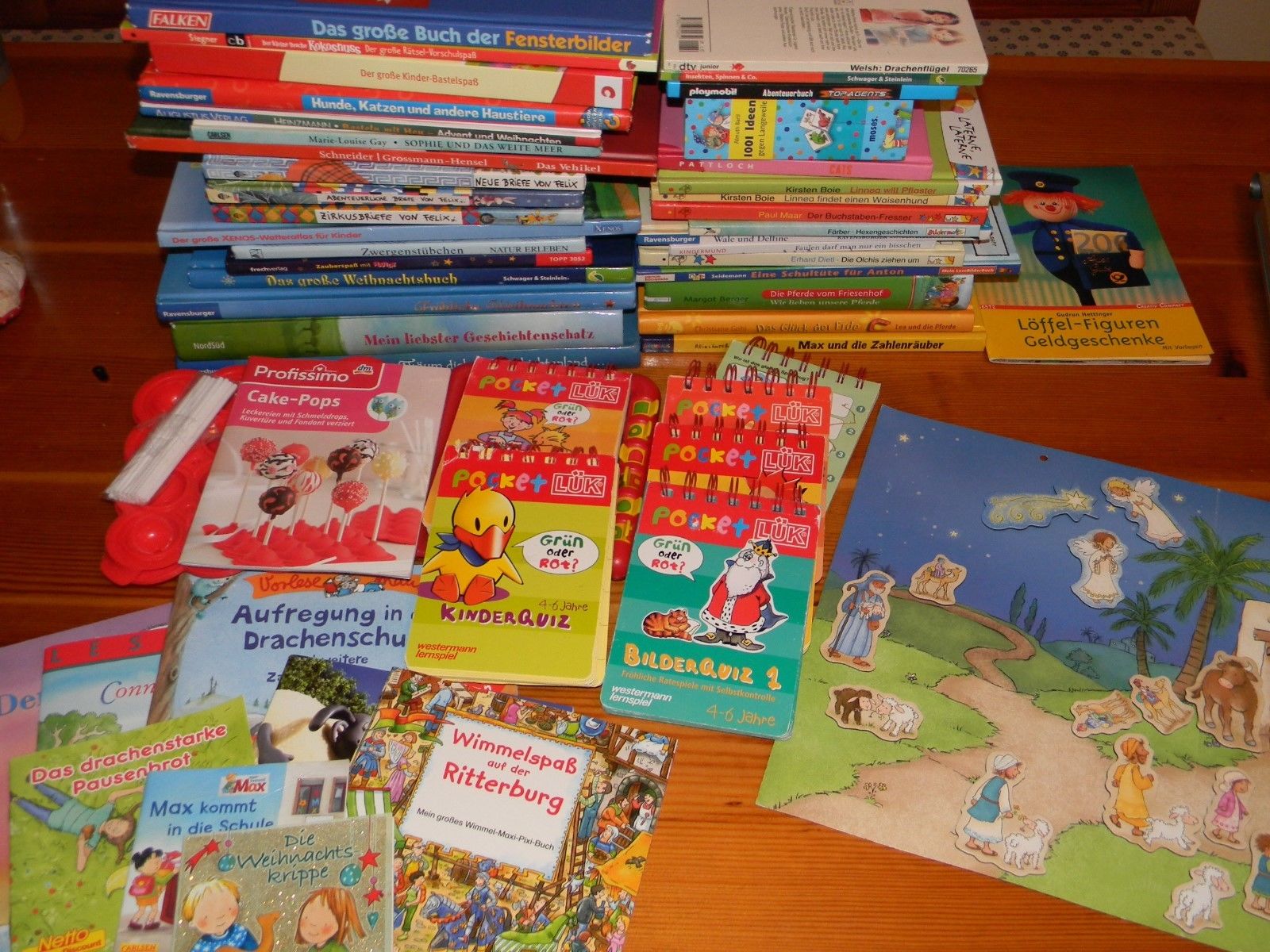 XXL Bücherpaket Kinder Sammlung Weihnachten Vorlesen Lük Pixi Basteln Erstleser