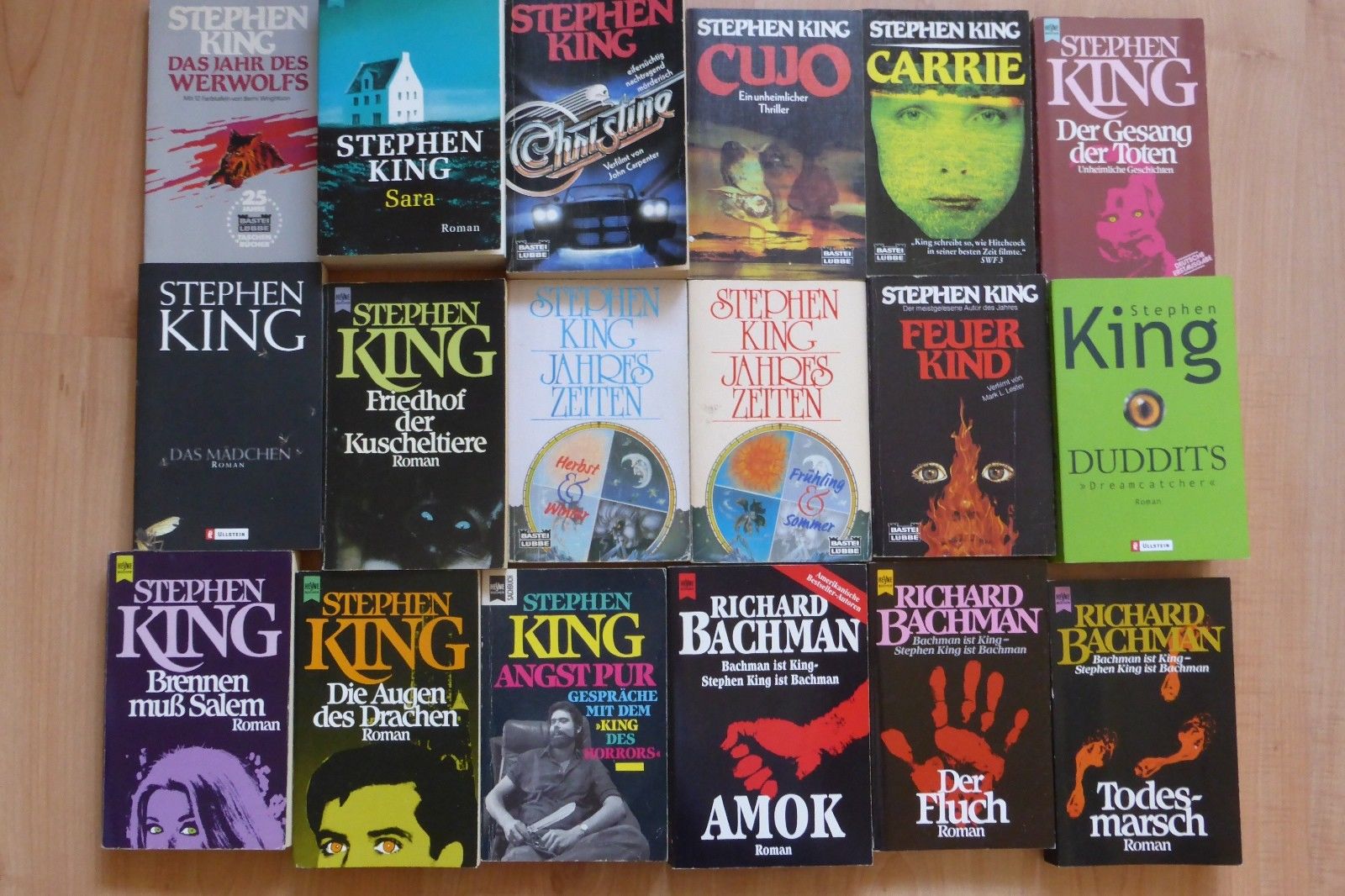 Sammlung Stephen King zum 70. Geburtstag 18 Taschenbücher