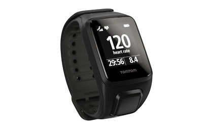 TomTom Spark Cardio Fitness GPS Uhr Sport Laufuhr Uhr schwarz L 1RF0.002.00