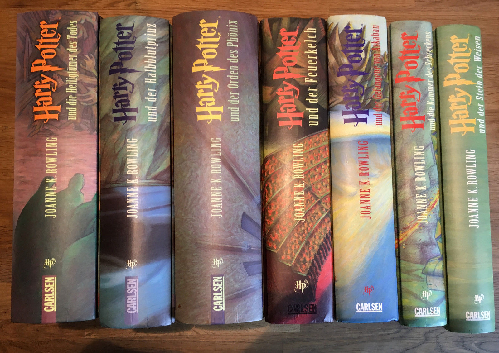 Harry Potter Band 1 - 7 von Joanne k. Rowling (Gebunden)