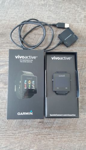 Garmin Vivoactive GPS Smartwatch Sport schwarz 