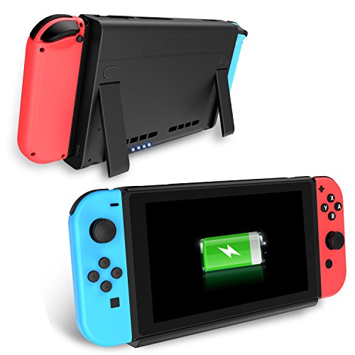 Nintendo Switch Akku-Ladegerät Fall, Antank Portable Switch Backup-Akku 6500mAh Extended Travel Power Bank für Nintendo Switch 2017