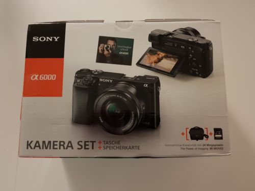 Sony Alpha ILCE-6000 24.3 MP Digitalkamera -Schwarz Kit Saturn 