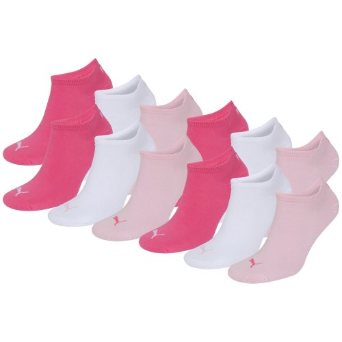 PUMA Unisex Sneakers Socken Sportsocken 12er Pack pink lady 422 - 39/42