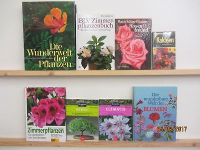 34 Bücher Bildbände Blumen Pflanzen Zimmerpflanzen Grünpflanzen Pflanzenpflege