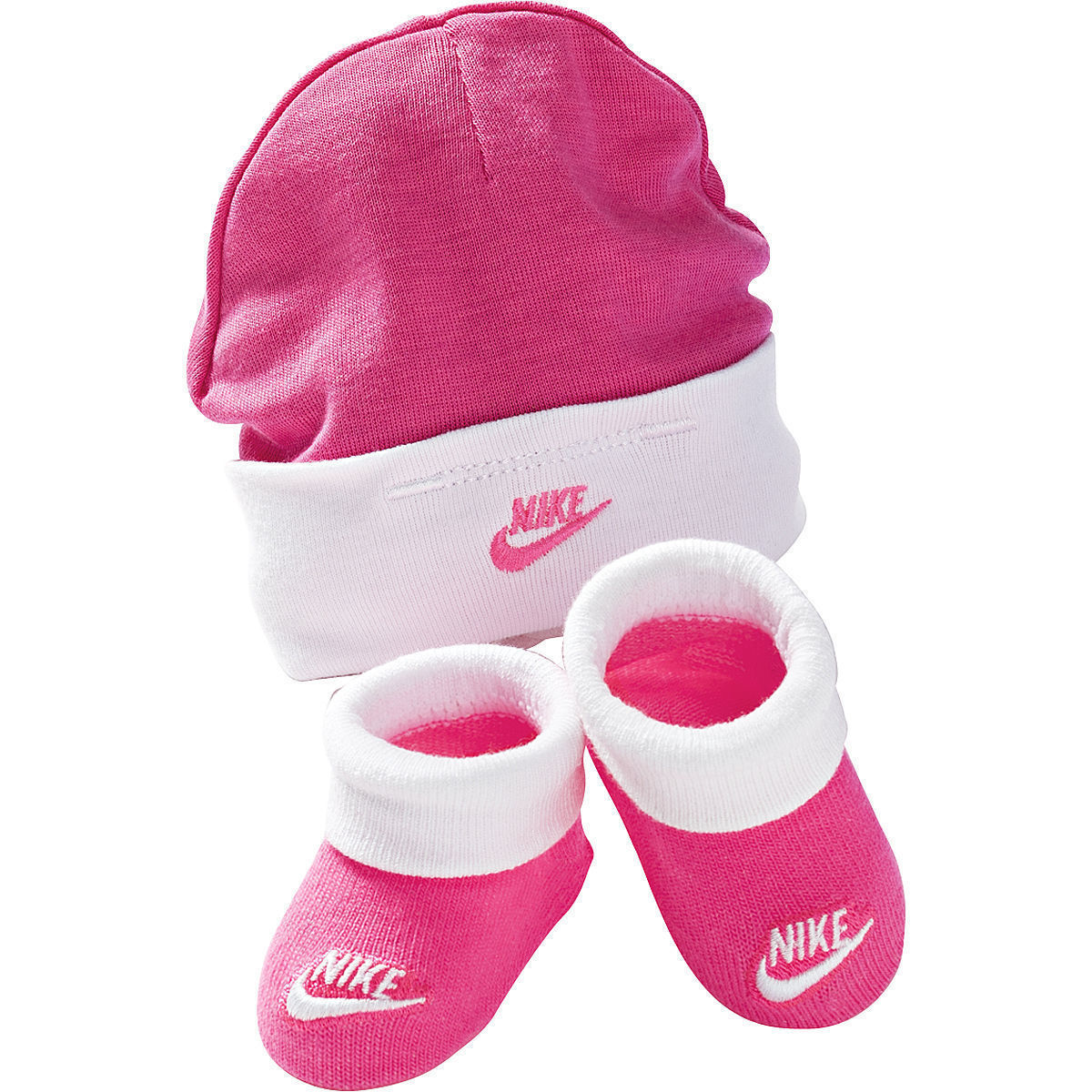 Nike Baby 2Teile Set Geschenk Schuhe Socken Mütze Newborn neugeborene 0-6 Monate