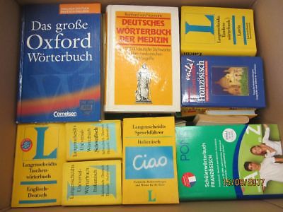 60 Bücher Wörterbücher verschiedene Sprachen verschiedene Fachthemen