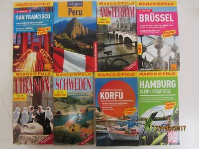 126  Bücher Marco Polo Taschenbücher Reiseführer  national und international