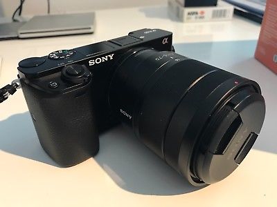 Sony Alpha 6000 Systemkamera 24 Megapixel inkl. SEL-1670Z Objektiv schwarz