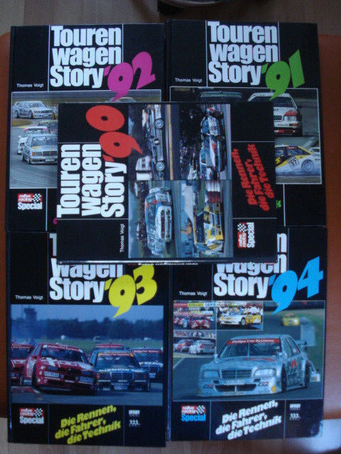 Bücherpaket Motorsport DTM Tourenwagen Story1990 1991 1992 1993 1994 Motor Buch 