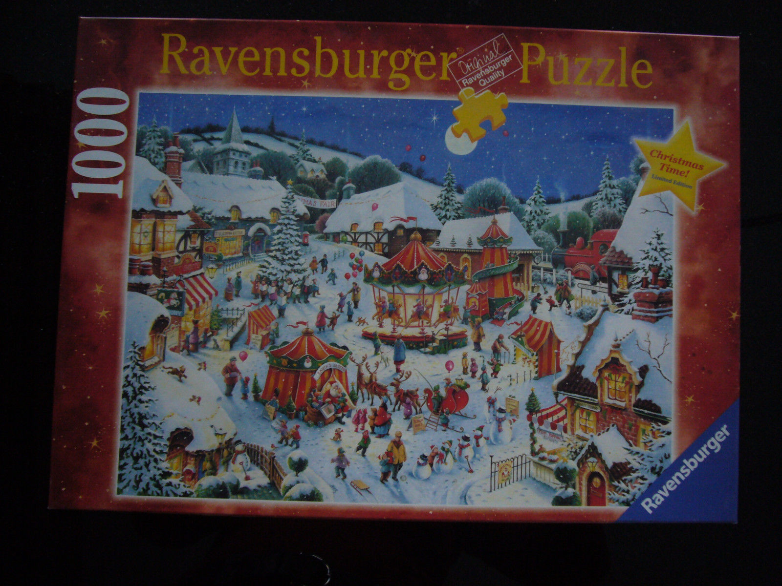 *Fröhliche Weihnachtszeit* Limited Edition Christmas Ravensburger Puzzle 1000 T.