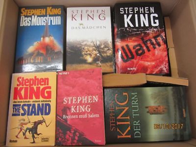 Stephen King 38 Bücher Horrorromane Gruselromane Fantasyromane