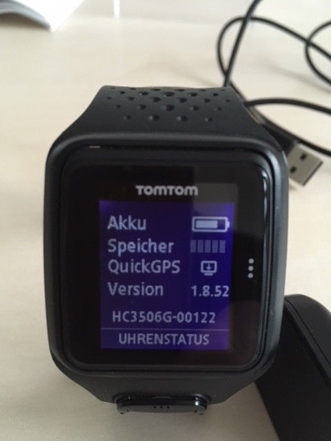 TomTom Runner GPS Sportuhr / Laufuhr schwarz OVP