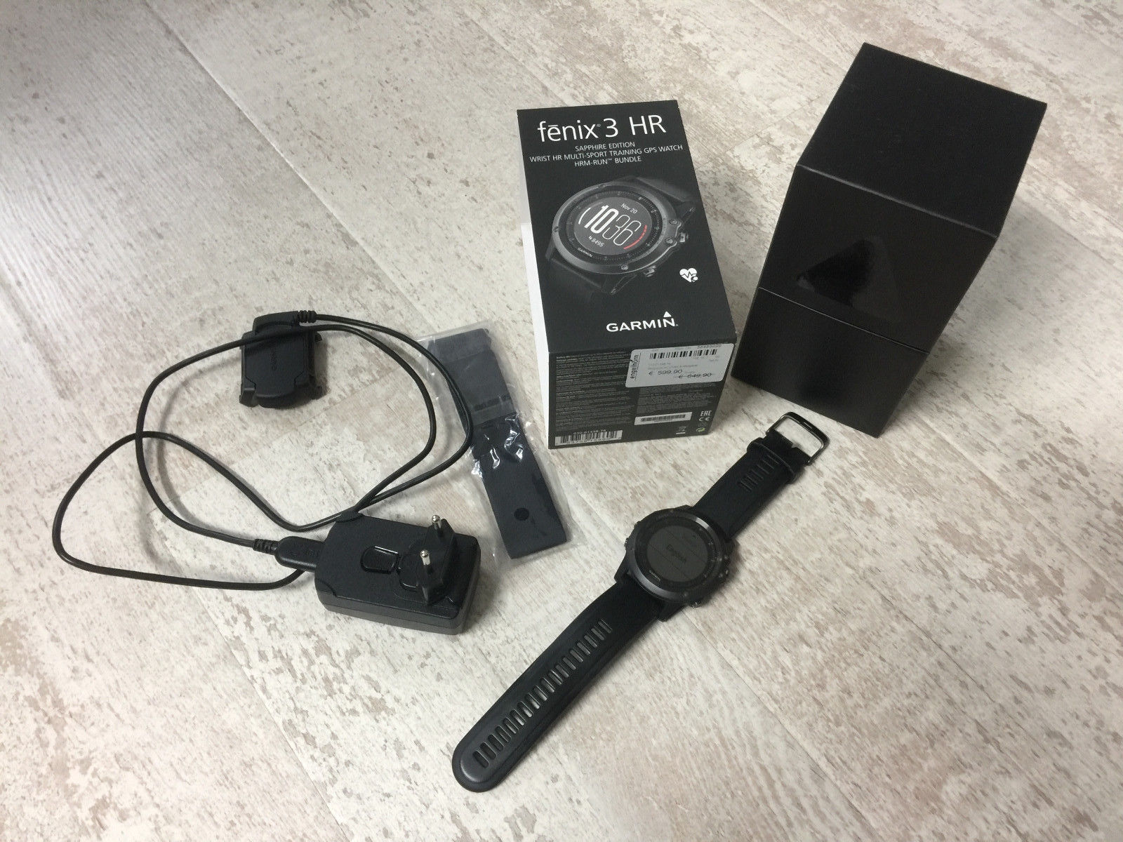 Garmin Fenix 3 HR Multisportuhr GPS Fitnesuhr Sapphire Edition Smartwatch