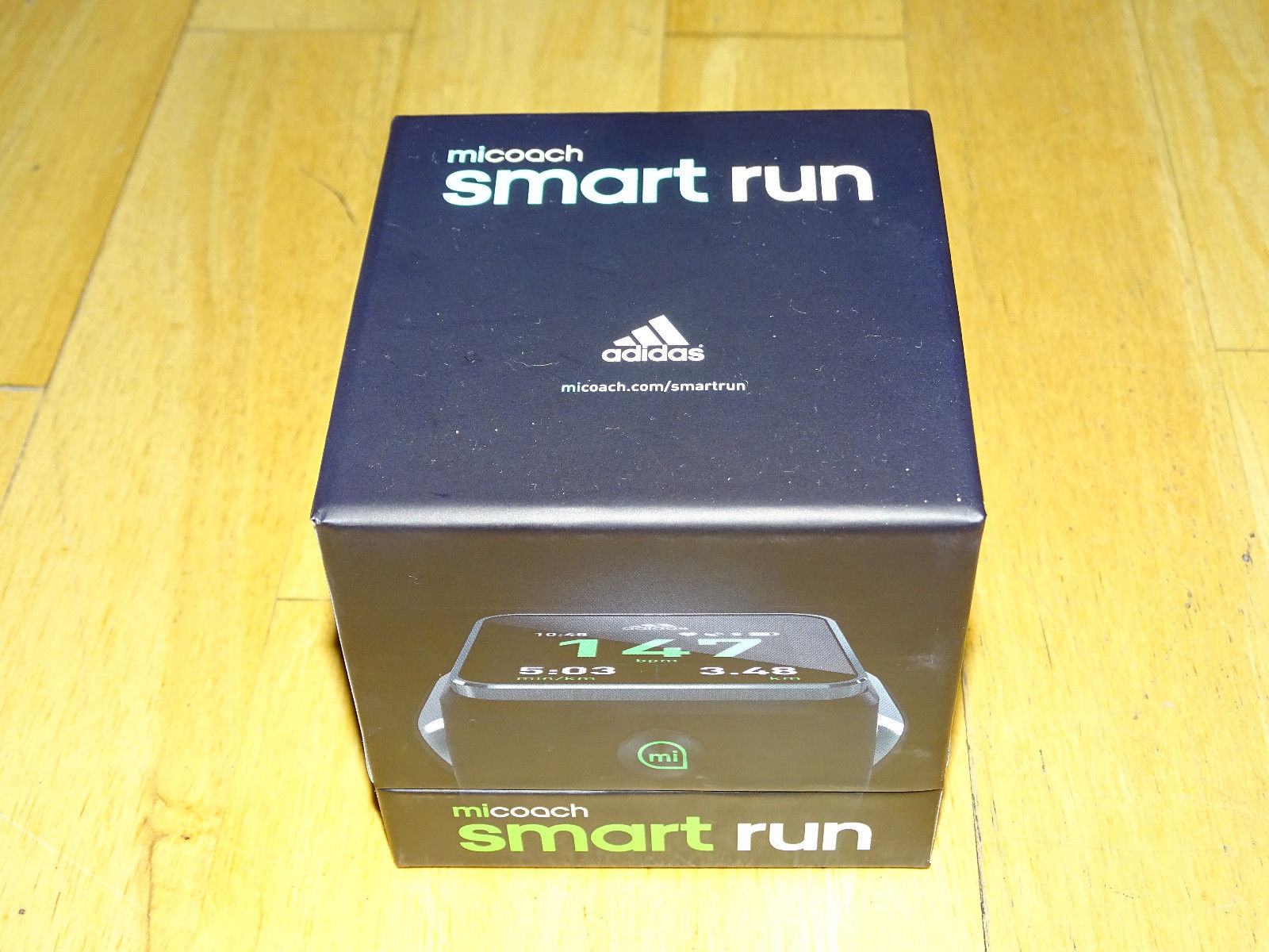 adidas miCoach Smart Run GPS Uhr Unisex Schwarz Sportuhr - NEU