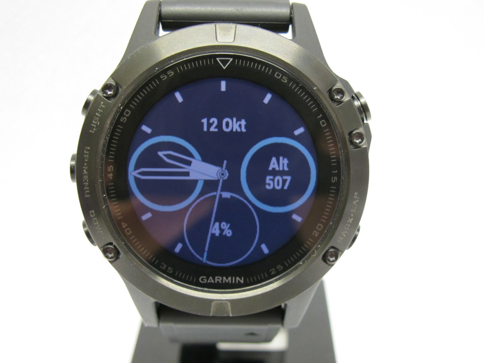 Garmin FENIX 5 GPS Smartwatch Sahpire Glas Schwarz Multisport Uhr 47mm 