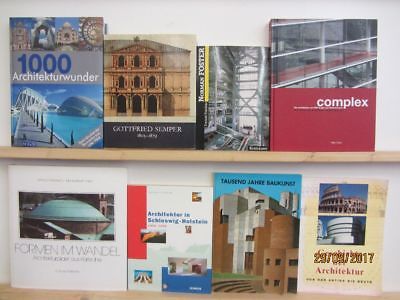 19 Bücher Bildbände Architektur Architekten Architekturgeschichte Baustile