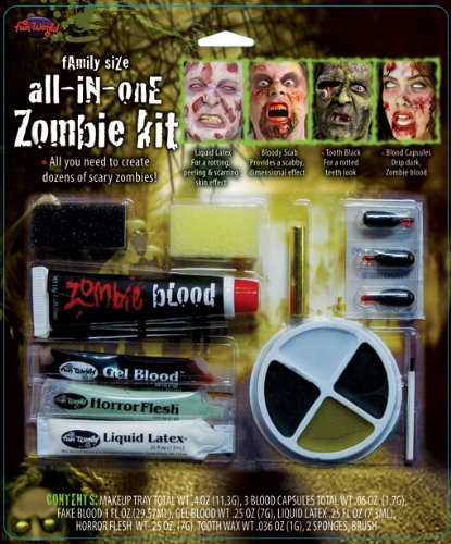 All in One Family Zombie Makeup Kit