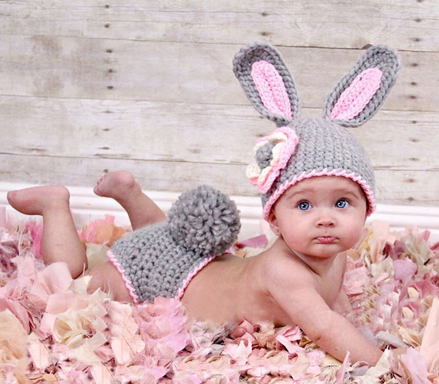 Baby Fotografie Strick Mütze Kostüm Fotoshooting Häkelkostüm Neugeborenen Hase