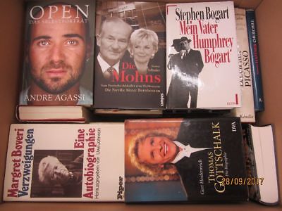36 Bücher Biografie Biographie Memoiren Autobiografie Lebenserinnerung Paket 1