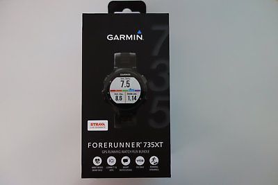 Garmin Forerunner 735XT Run Bundle schwarz/grau NEU OVP