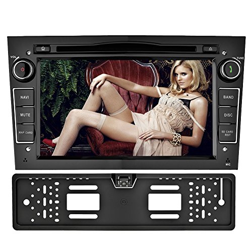 YINUO 7 Zoll 2 Din Touchscreen In Dash Autoradio Moniceiver DVD Player GPS Navigation mit kapazitivem Bildschirm 1080P OEM Stecker Canbus für Opel Vauxhall Astra (2004-2009)/ Antara (2006-2011)/ Vectra (2005-2008) / Corsa (2006-2010) / Zafira (2006-2010) 