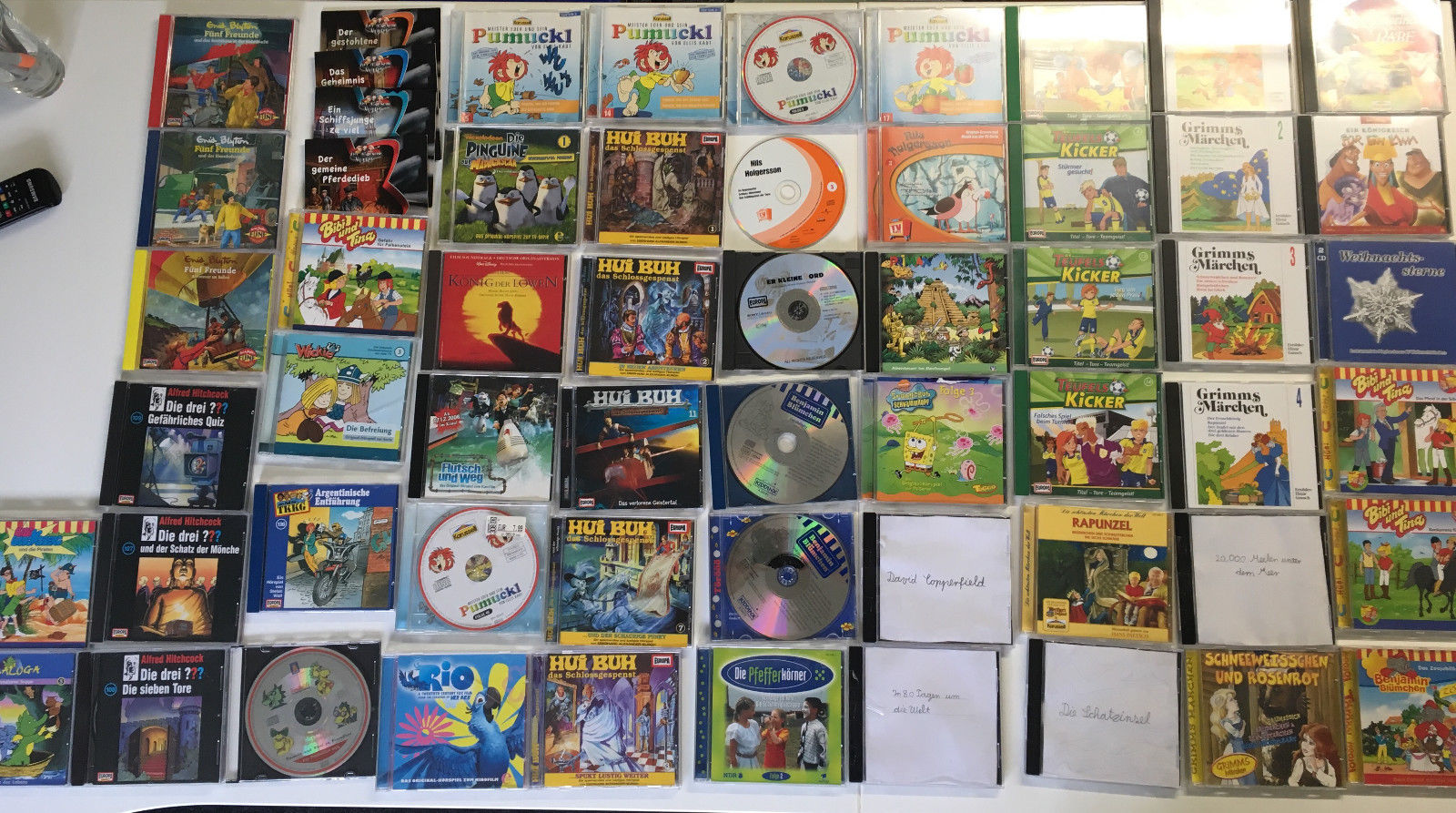 Sammlung Kinder CDs 50 x Hörspiele (Pumukl, Hui Bu, 5 Freunde, Bibi&Tina, etc.)